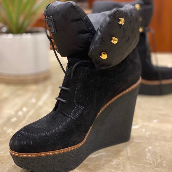 Louis Vuitton puffy wedge boots - Picture 5 of 11